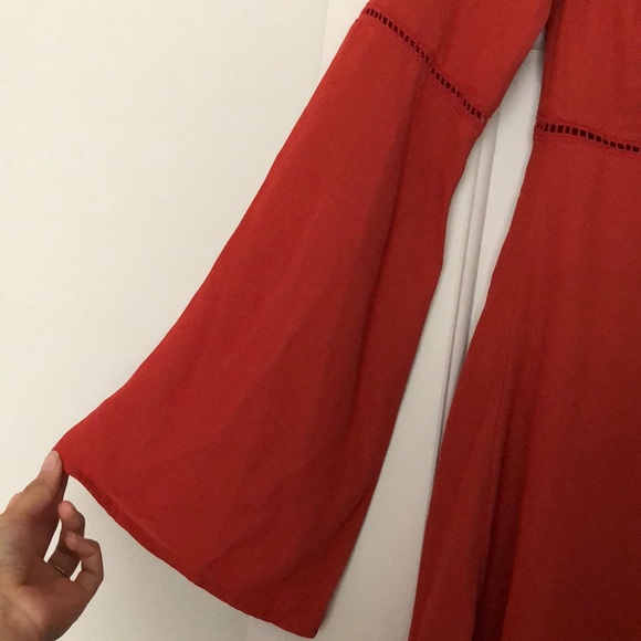 Hippie Orange Dress - Picture 2 of 5